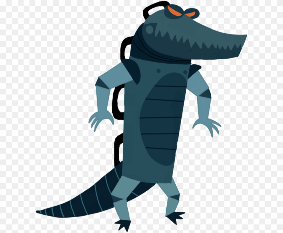Samurai Jack Alligator Robot Samurai Jack Robot, Animal, Fish, Sea Life, Shark Png Image