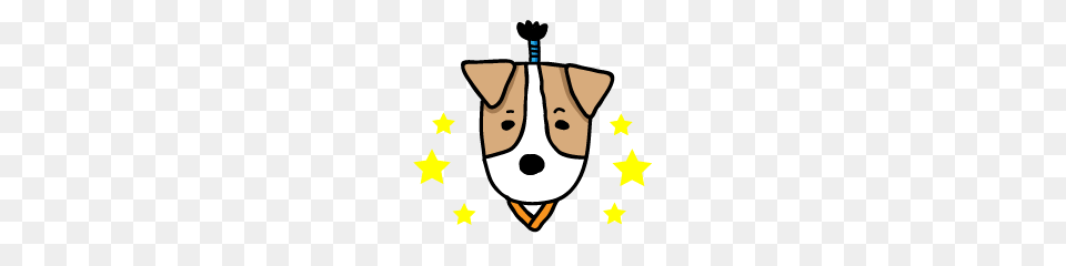 Samurai Jack Russell Terrier Fin Line Stickers Line Store, Person, Face, Head, Symbol Free Png Download