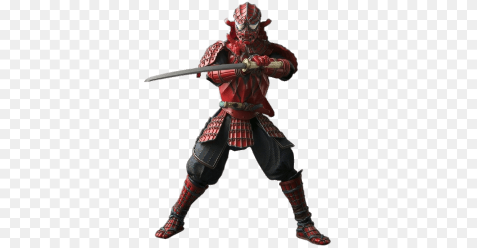 Samurai Spiderman, Person, Sword, Weapon Free Png