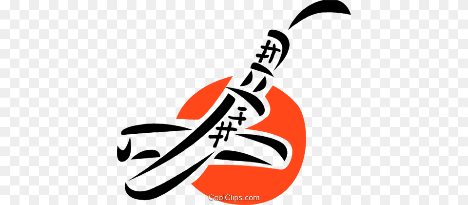 Samurai Sword Royalty Vector Clip Art Illustration, Weapon, Blade, Dagger, Knife Free Png Download