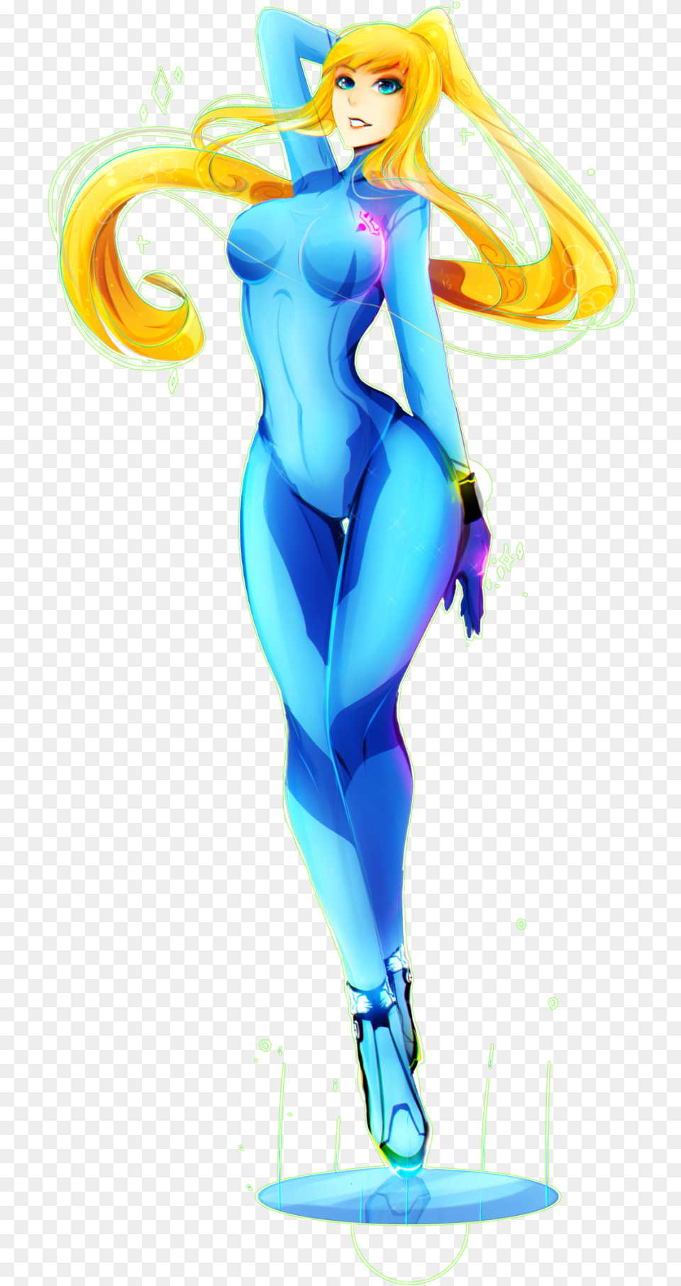 Samus Aran By Koveliana Cartoon, Adult, Publication, Person, Graphics Free Png Download