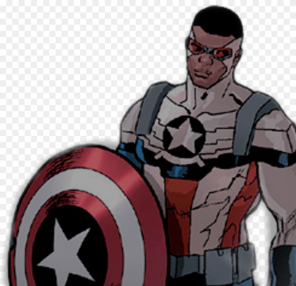 Samwilson Captainamerica Falcon Mcu Mcuedit Marvel Sam Wilson Captain America Icon, Adult, Armor, Male, Man Png
