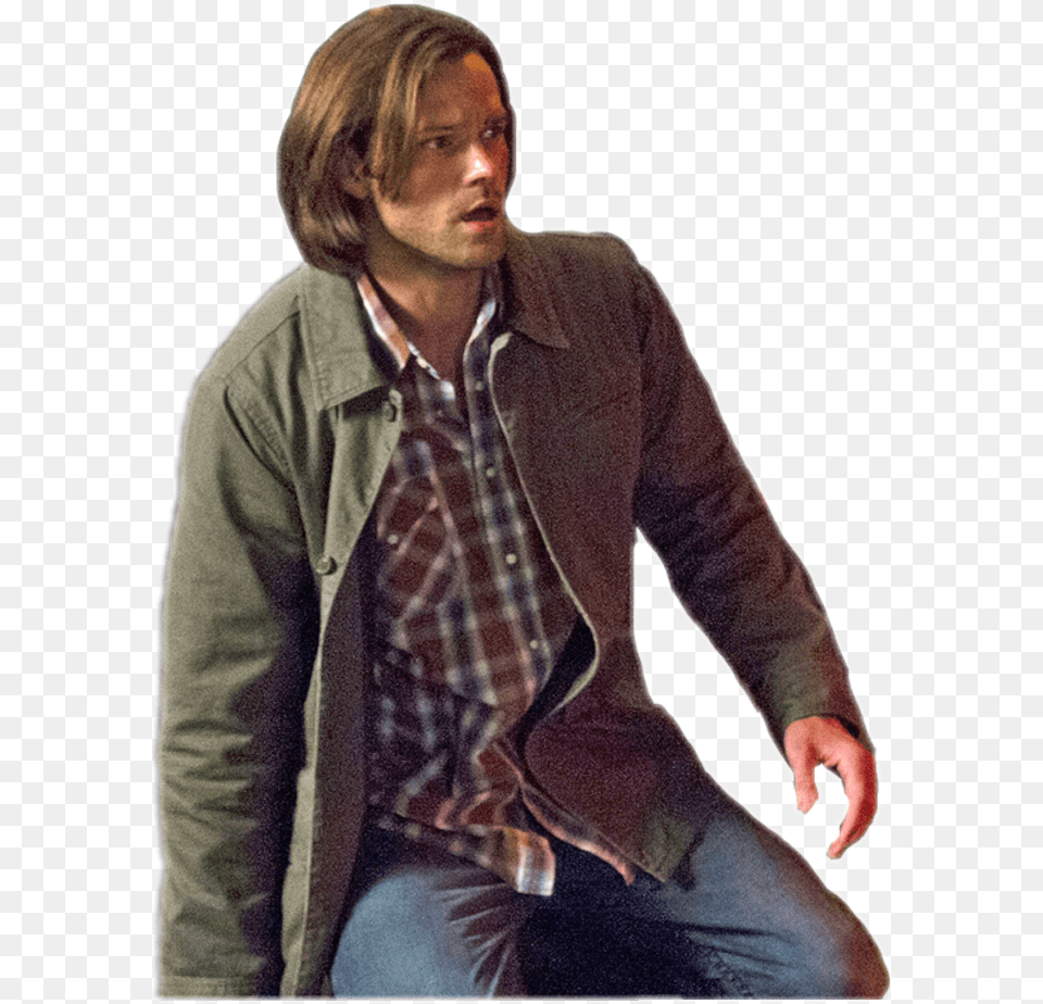 Samwinchester Sam Winchester Spn Supernatural Sam Winchester, Adult, Sleeve, Person, Long Sleeve Free Png
