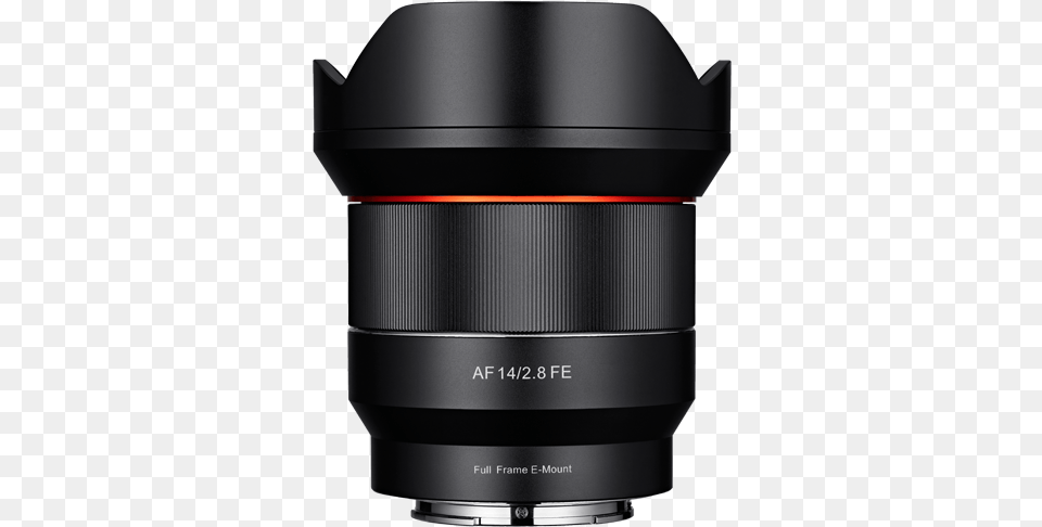 Samyang Af 14mm F 28 Fe Lens, Electronics, Camera Lens, Bottle, Shaker Free Transparent Png