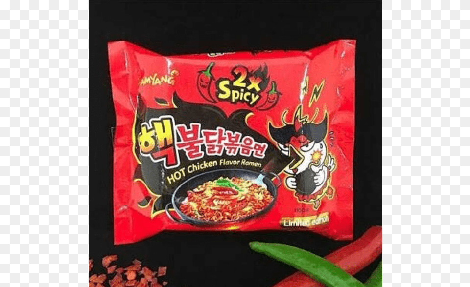 Samyang Noodles X2 Spicy, Food, Pizza Free Png Download