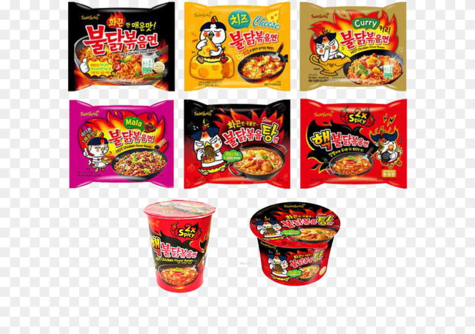 Samyang Spicy Ramen Dragon Imports Samyang Spicy Ramen Noodles, Food, Snack, Sweets Png