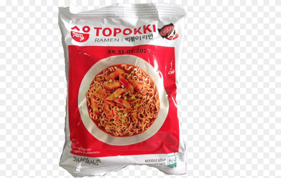 Samyang Topokki Ramen, Food, Noodle, Pasta, Ketchup Png