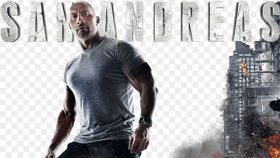 San Andreas Movie Posters, Adult, Person, Man, Male Png Image