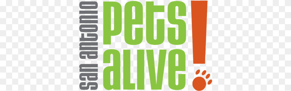 San Antonio Pets Alive Charity Logo Graphic Design, Text Png