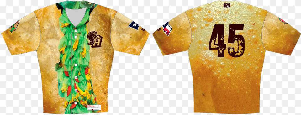 San Antonio Puffy Tacos Jersey Active Shirt, Clothing, T-shirt, Adult, Wedding Free Transparent Png