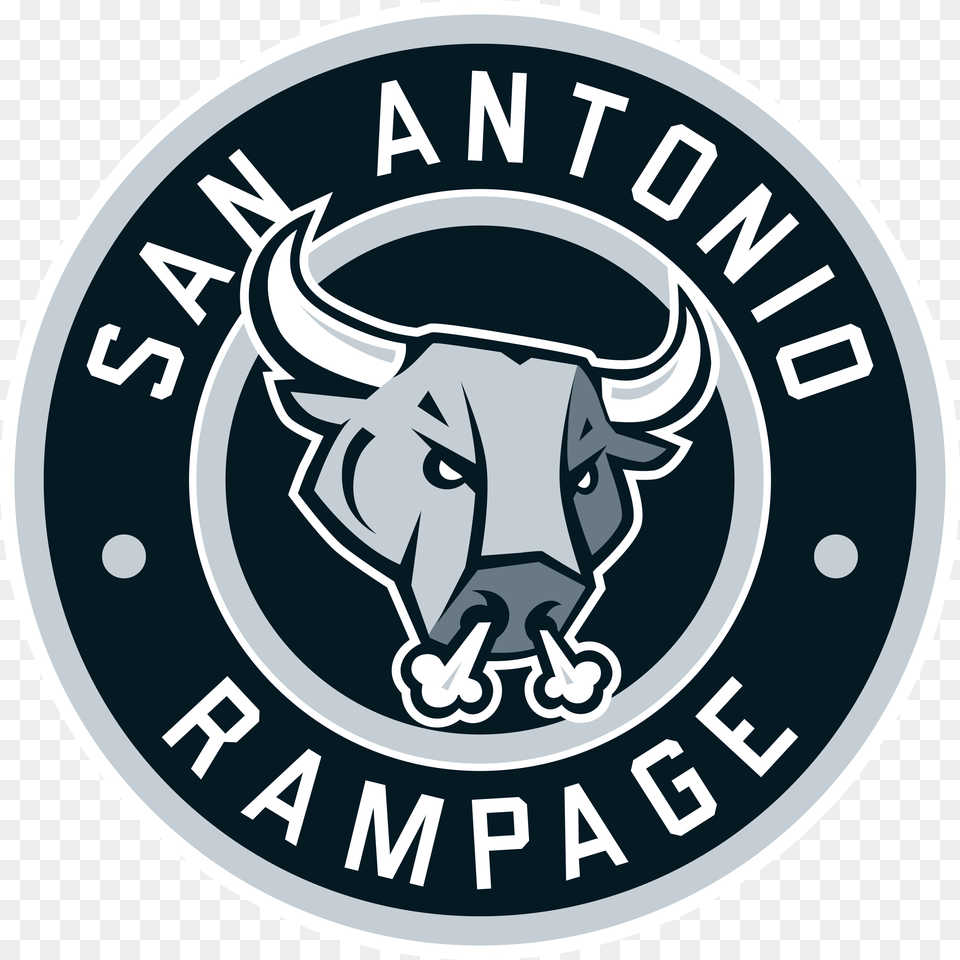 San Antonio Rampage Paname Brewing Company Logo, Animal, Bull, Mammal, Buffalo Png Image
