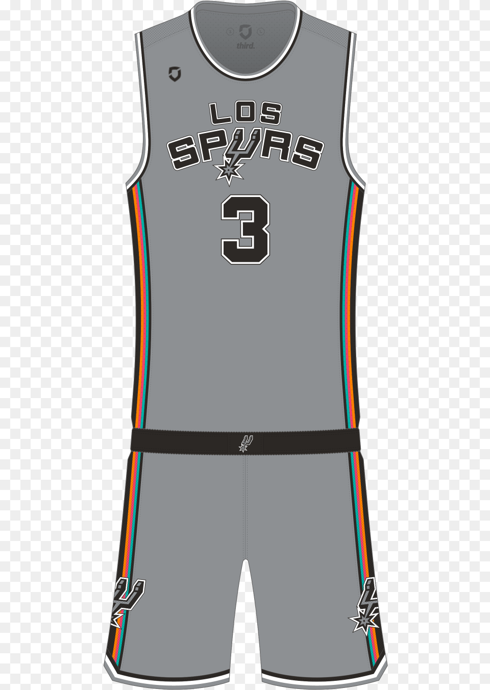 San Antonio Spurs Alternate, Clothing, Shirt, Shorts, Jersey Free Png Download