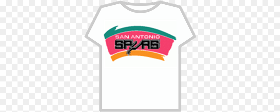 San Antonio Spurs Logo 1990 2002 Roblox San Antonio Spurs, Clothing, Shirt, T-shirt Png