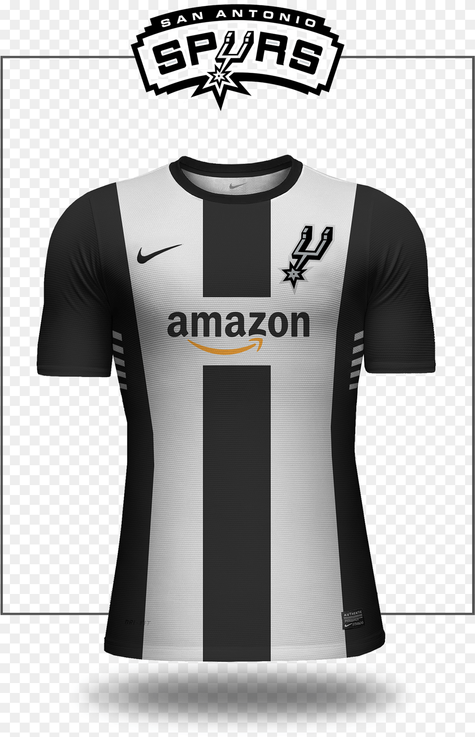 San Antonio Spurs Logo, Clothing, Shirt, T-shirt, Jersey Png Image