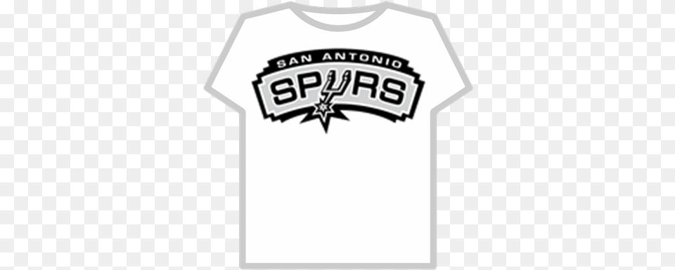 San Antonio Spurs Logo Transparent Roblox Feed The World T Shirt, Clothing, T-shirt Png