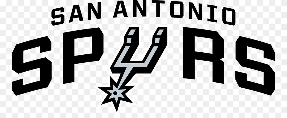 San Antonio Spurs Logo Transparent Vector, Symbol, Stencil, Emblem, Text Png
