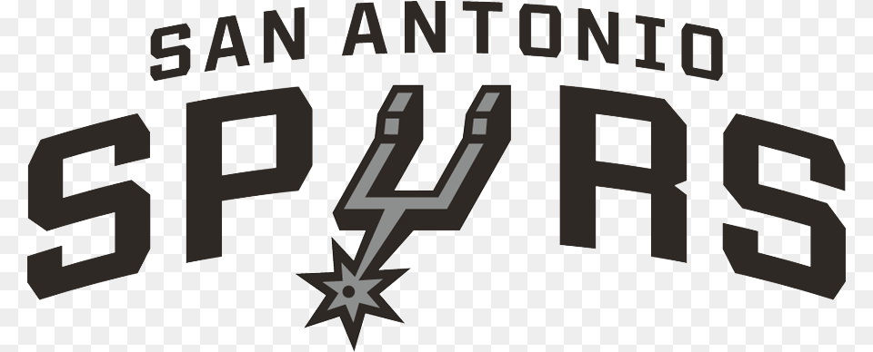 San Antonio Spurs Wordmark Logo 2017 Current San Antonio Spurs, Symbol, Text, Number Free Png