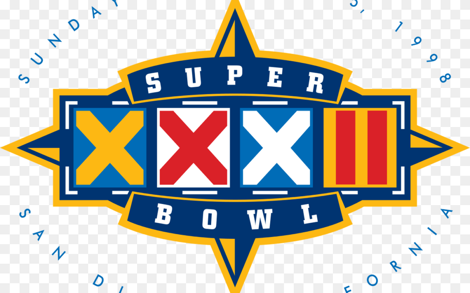 San Diego Ca Home Of Super Bowl Xxxii Super Bowl Xxxii, Emblem, Logo, Symbol, Scoreboard Png Image