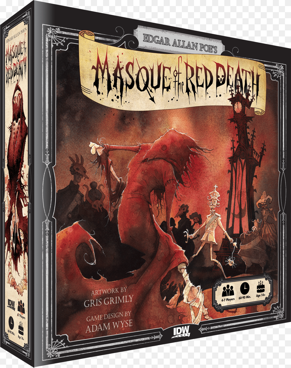 San Diego Ca Idw Games Announces The Social Deduction Masque Of The Red Death Game Free Transparent Png