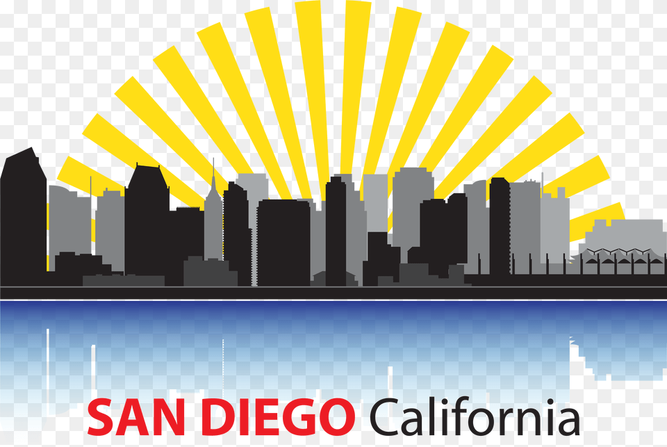 San Diego California, City, Metropolis, Urban, Water Png