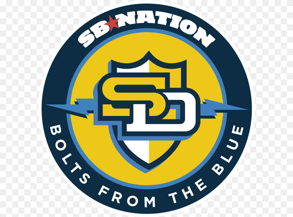 San Diego Chargers Blog Bolts From The Blue Nba Sb Nation Logo, Emblem, Symbol Png Image