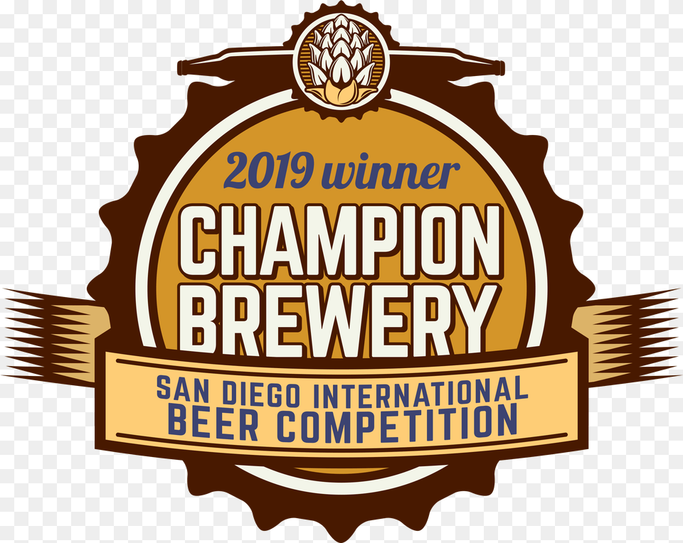San Diego International Beer Competition 2019, Logo, Symbol, Badge, Advertisement Free Png