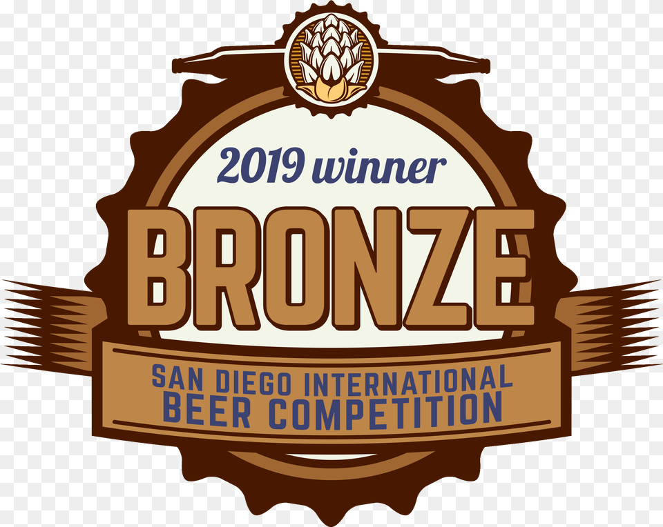 San Diego International Beer Competition Gold, Logo, Badge, Symbol, Factory Free Transparent Png