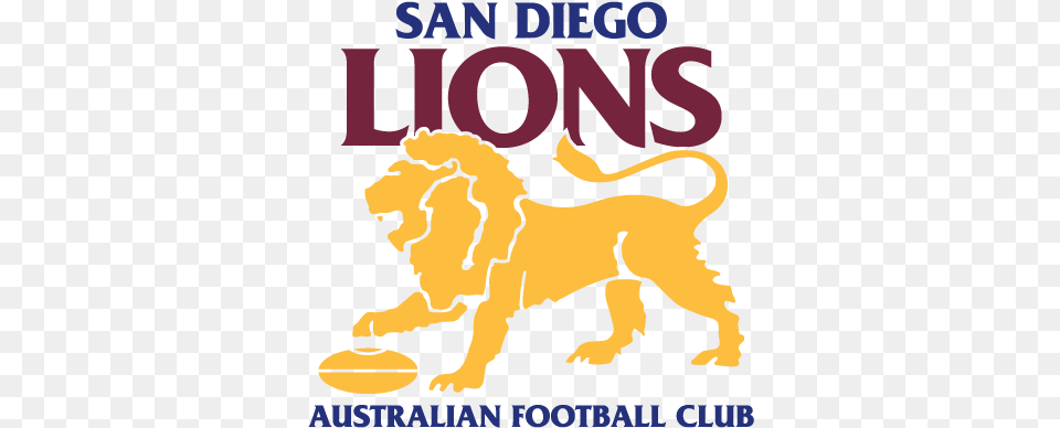 San Diego Lions Australian Football Club Language, Animal, Lion, Mammal, Wildlife Free Transparent Png