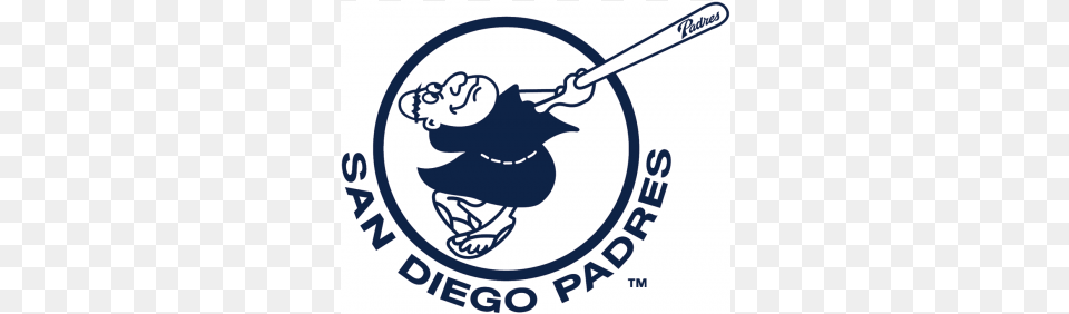 San Diego Padres 1980 Logo, People, Person, Baseball, Sport Free Png Download