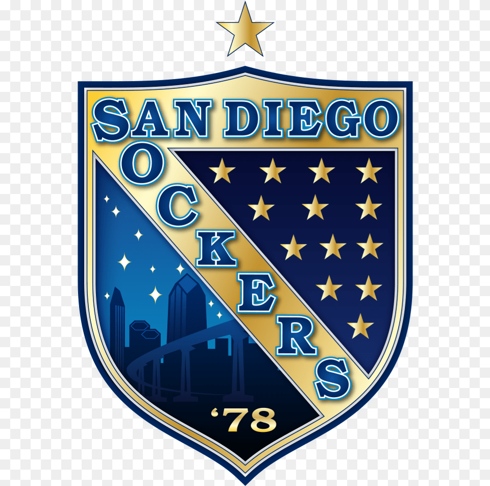 San Diego Sockers Logo, Symbol, Armor, Badge, Shield Png