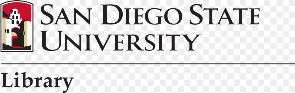 San Diego State University Library, Text Free Png Download