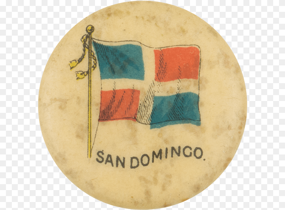 San Domingo Flag Advertising Button Museum Emblem, Baby, Person Png Image