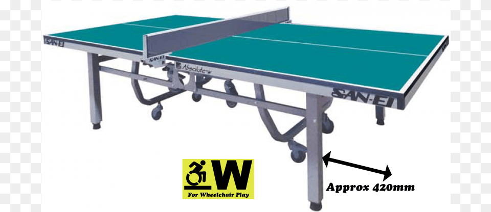 San Ei Absolute W Ittf Approved Table Tennis Table San Ei Absolute W, Ping Pong, Sport Free Png