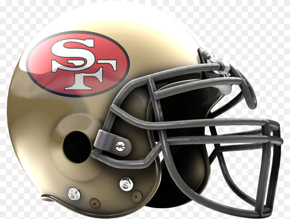 San Francisco 49ers, American Football, Football, Football Helmet, Helmet Png
