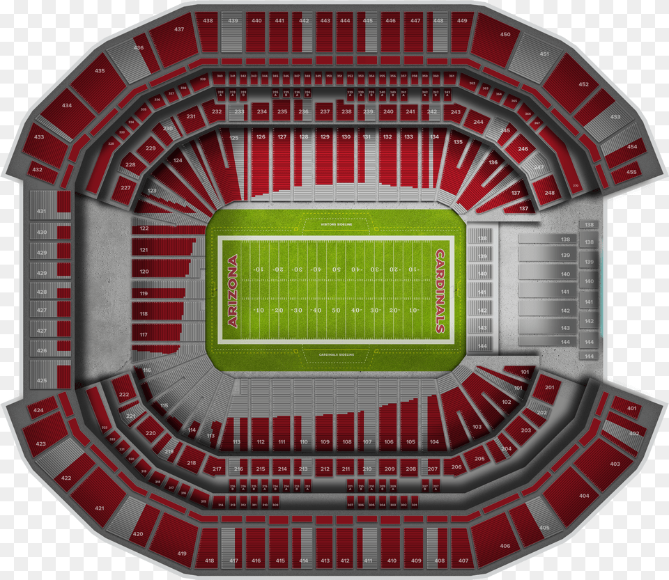 San Francisco 49ers At Arizona Cardinals At State Farm State Farm Stadium, Architecture, Arena, Building, Outdoors Free Png