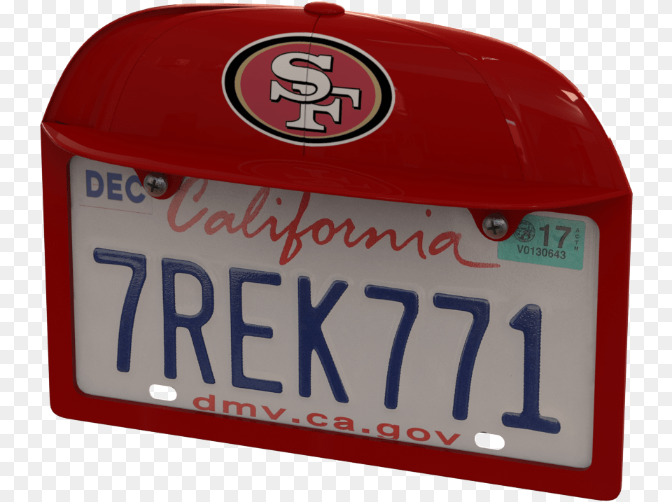 San Francisco 49ers Baseball Cap Frame San Francisco 49ers, License Plate, Transportation, Vehicle Free Png