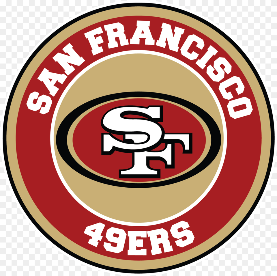 San Francisco 49ers Circle Logo Vinyl Circle, Architecture, Building, Factory, Disk Png