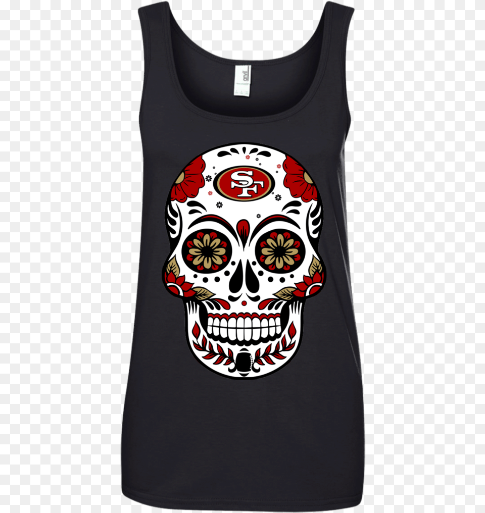 San Francisco 49ers Fan She Lived Happily Ever After Disney Shirt, Clothing, Tank Top, T-shirt, Face Png Image