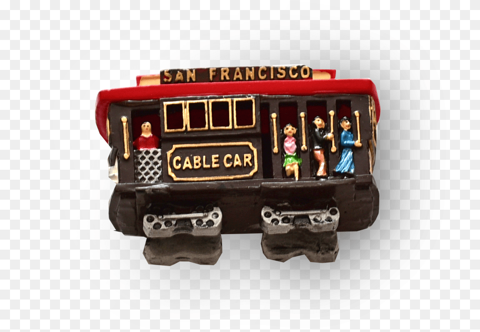 San Francisco Cable Car Souvenir Train, Person, Bus, Transportation, Vehicle Free Transparent Png