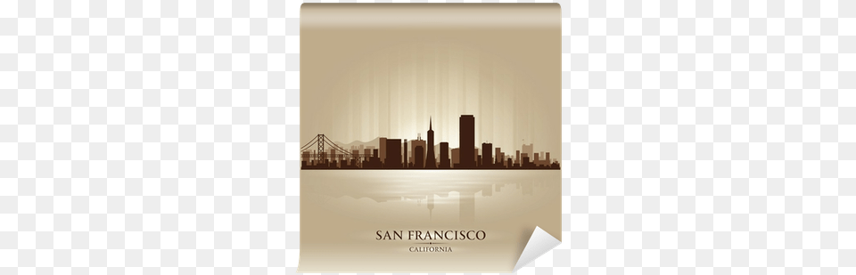 San Francisco California Skyline City Silhouette Wall Tony Bennett I Left My Heart In San Francisco The, Metropolis, Urban, Advertisement, Poster Free Png Download