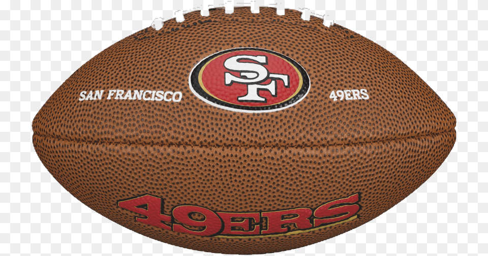 San Francisco Ers Wilson Mini Team Logo Football Ballers San Francisco 49ers, Ball, Rugby, Rugby Ball, Sport Png Image