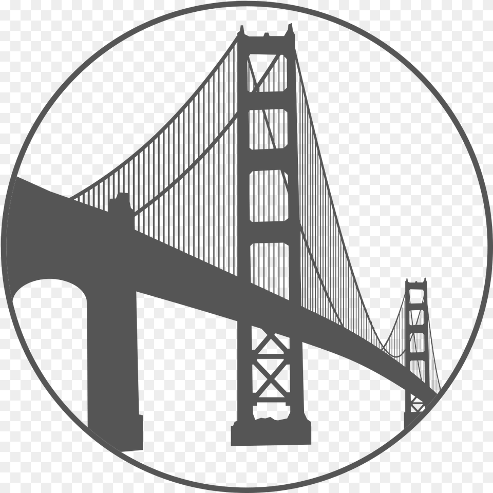 San Francisco Gate Vector, Bridge, Suspension Bridge Png