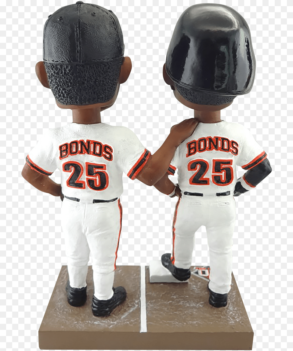 San Francisco Giants On Twitter Barry And Bobby Bonds Bobblehead, Baseball Cap, Helmet, Hat, Person Free Png