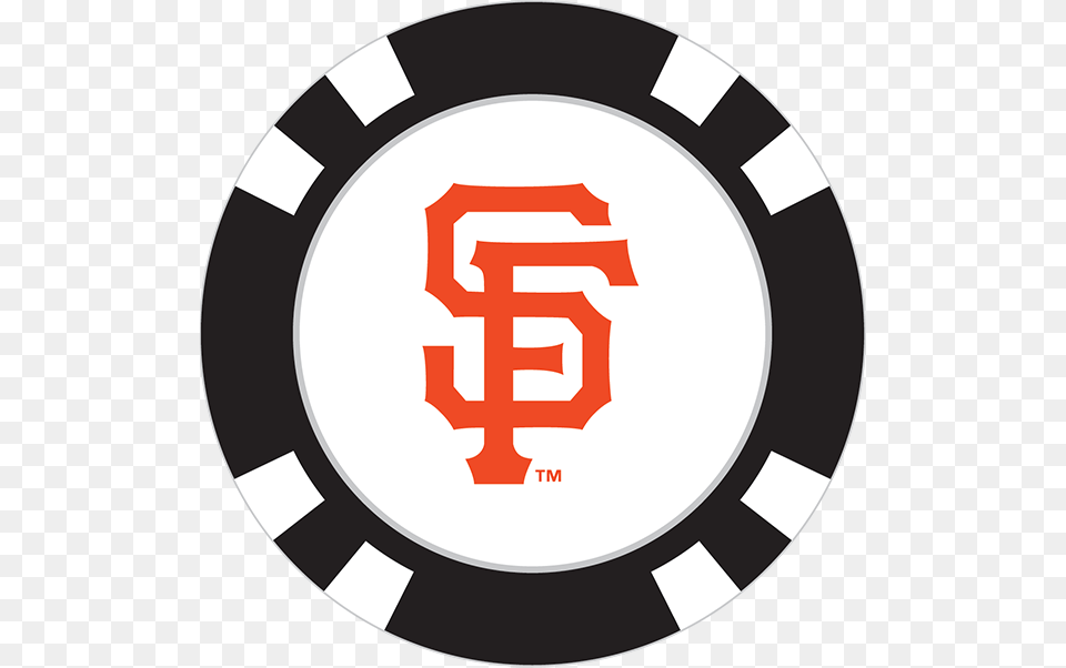 San Francisco Giants Poker Chip Ball Marker, First Aid, Logo, Emblem, Symbol Free Png Download