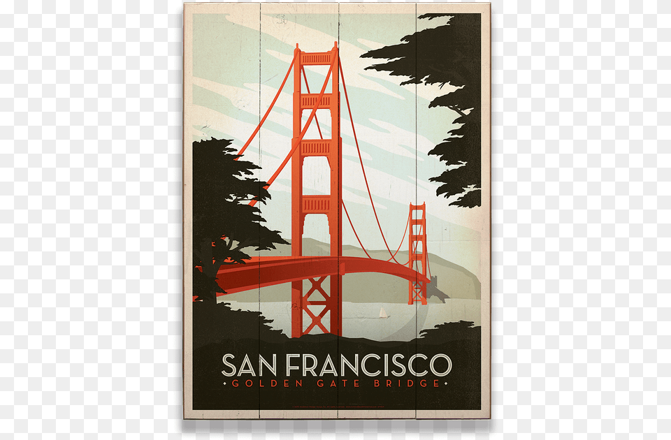 San Francisco Graphic Design, Advertisement, Poster, Bridge Png
