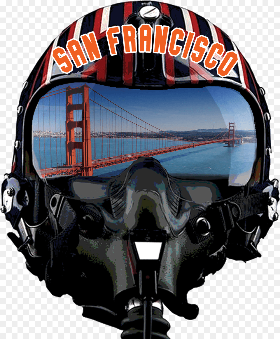 San Francisco Top Gun Maverick Helmet, Crash Helmet, Car, Transportation, Vehicle Free Png Download