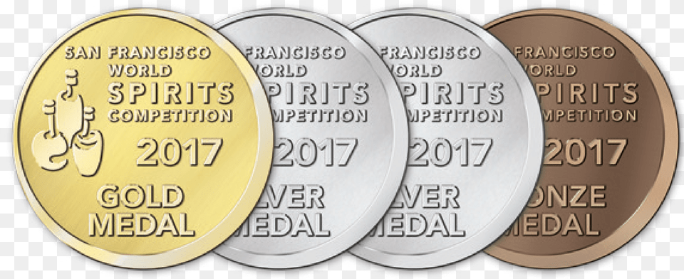 San Francisco World Spirits Competition 2018 Double, Silver, Coin, Money, Disk Free Transparent Png