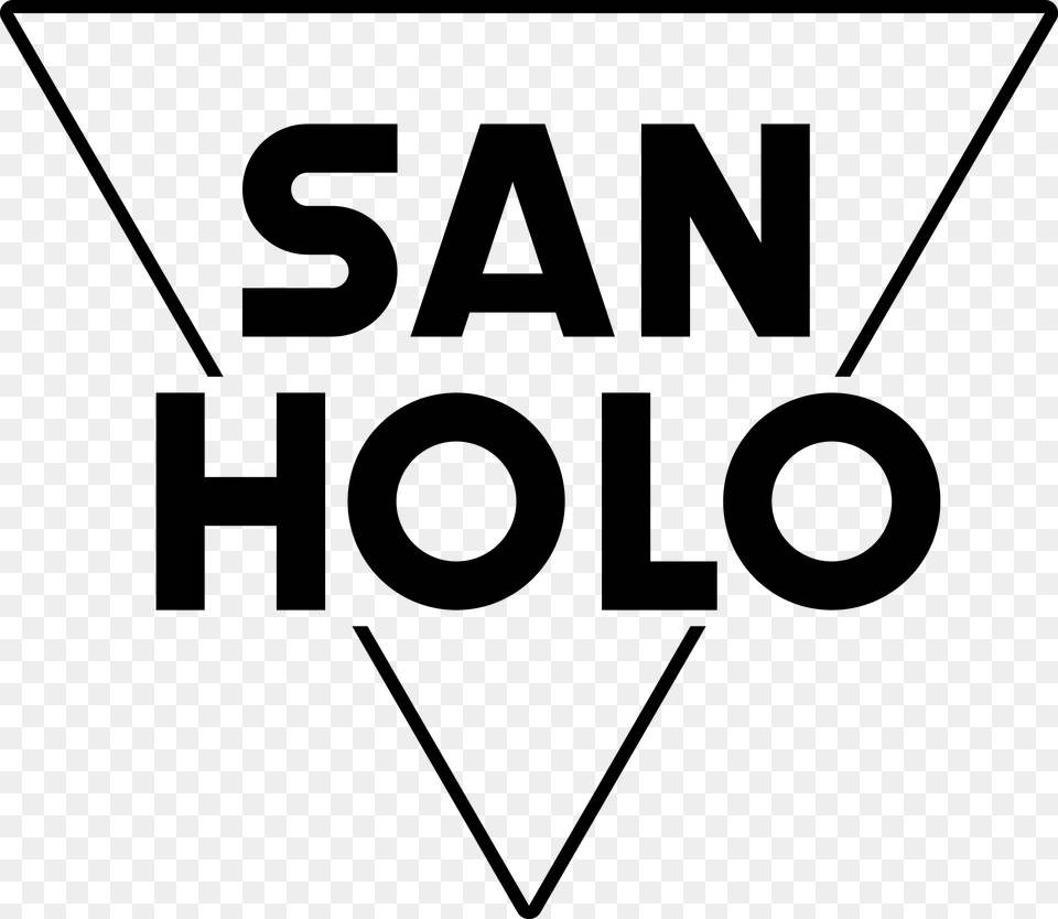 San Holo Logo, Gray Free Transparent Png