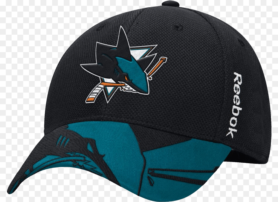 San Jose Sharks 2015 Draft Cap Avalanche Hat, Baseball Cap, Clothing, Swimwear Free Png