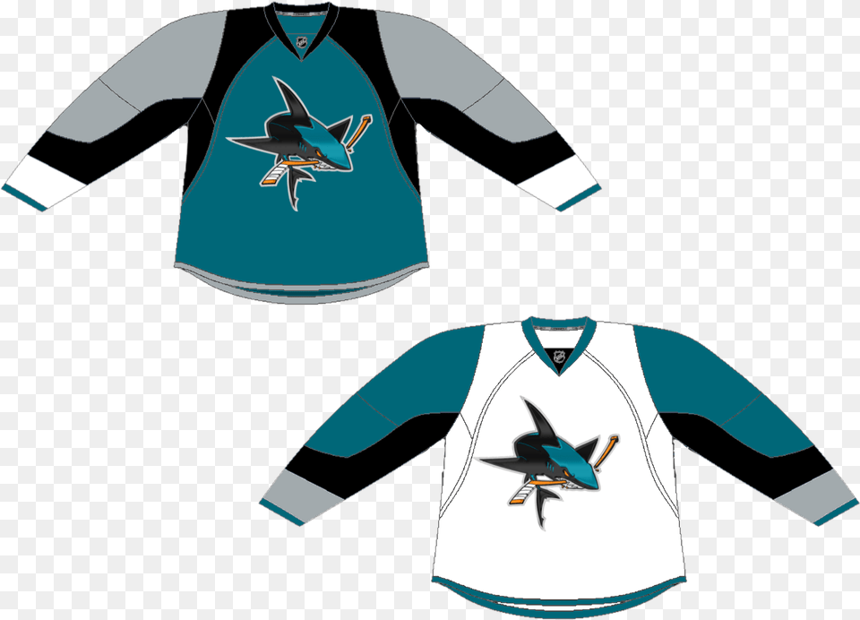 San Jose Sharks, Clothing, Long Sleeve, Shirt, Sleeve Png